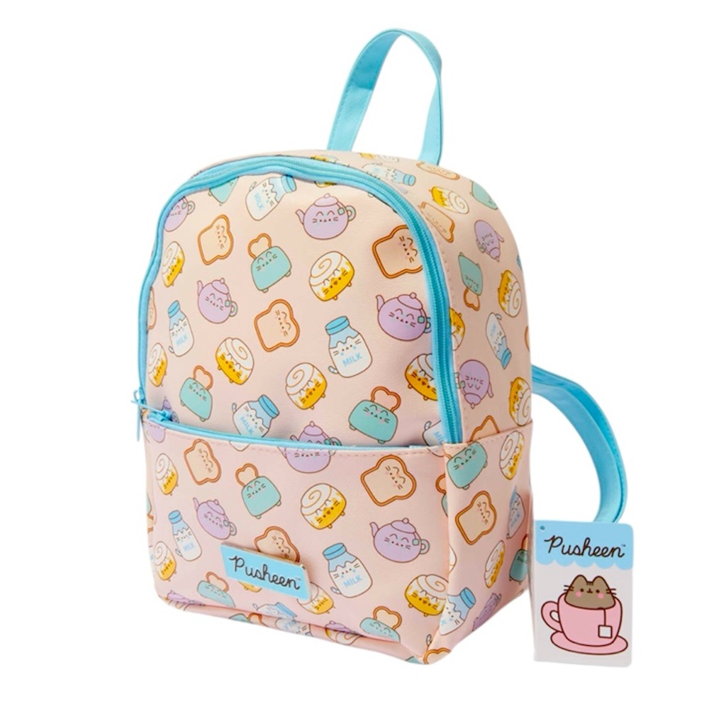 Pusheen The Cat Exclusive Tea Party Breakfast Printed Backpack - NWT